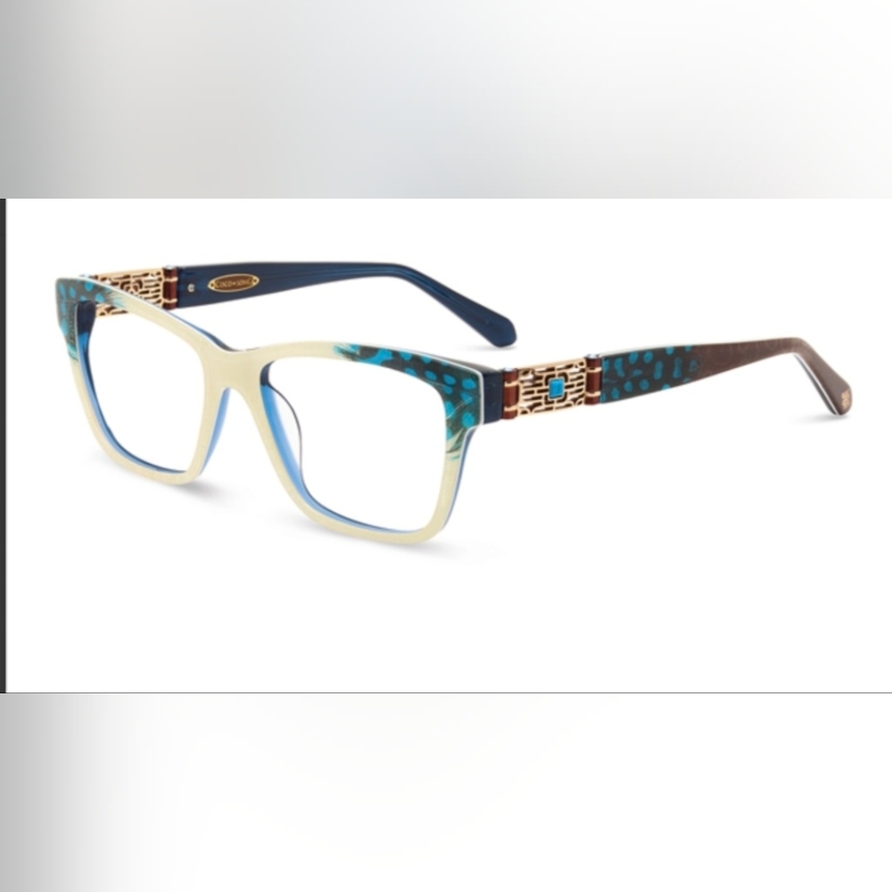 Coco Song Women's Eyeglasses Mind Map CV157 White Col. 4 53/16/140 NEW & Case